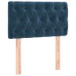 vidaXL Boxspringbett mit Matratze Dunkelblau 80x200 cm Samt vidaXL Boxspringbett mit Matratze Dunkelblau 80x200 cm Samt