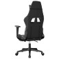 vidaXL Gamingstuhl mit Massage Fußstütze Schwarz Tarnfarben Kunstleder vidaXL Gamingstuhl mit Massage Fußstütze Schwarz Tarnfarben Kunstleder