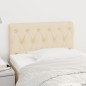 vidaXL Kopfteil Creme 80x7x78/88 cm Stoff vidaXL Kopfteil Creme 80x7x78/88 cm Stoff