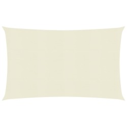 vidaXL Sonnensegel 160 g/m² Creme 5x7 m HDPE