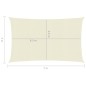 vidaXL Sonnensegel 160 g/m² Creme 5x7 m HDPE vidaXL Sonnensegel 160 g/m² Creme 5x7 m HDPE