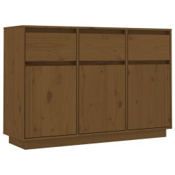 vidaXL Sideboard Honigbraun 110x34x75 cm Massivholz Kiefer