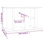 vidaXL Aquariumständer Braun Eichen-Optik 100x40x60 cm Holzwerkstoff vidaXL Aquariumständer Braun Eichen-Optik 100x40x60 cm Holzwerkstoff