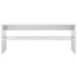 vidaXL Couchtisch Hochglanz-Weiß 100x40x40 cm Holzwerkstoff vidaXL Couchtisch Hochglanz-Weiß 100x40x40 cm Holzwerkstoff