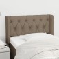 vidaXL Kopfteil mit Ohren Taupe 83x16x78/88 cm Stoff vidaXL Kopfteil mit Ohren Taupe 83x16x78/88 cm Stoff