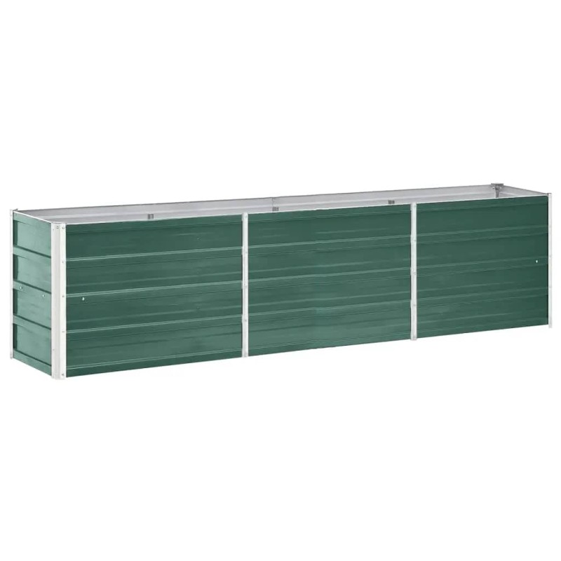 vidaXL Garten-Hochbeet Verzinkter Stahl 240×40×45 cm Grün vidaXL Garten-Hochbeet Verzinkter Stahl 240×40×45 cm Grün