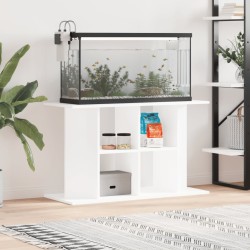vidaXL Aquariumständer Weiß 100x40x60 cm Holzwerkstoff