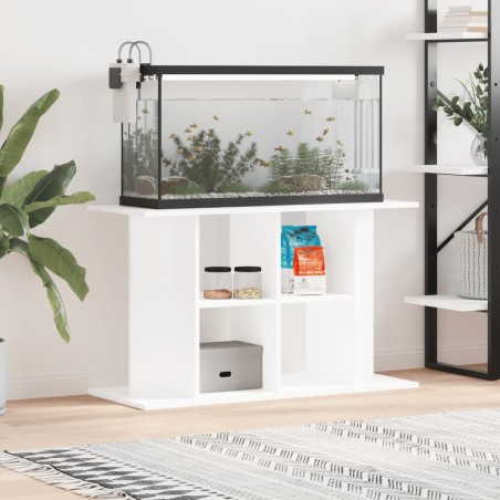 vidaXL Aquariumständer Weiß 100x40x60 cm Holzwerkstoff