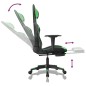vidaXL Gaming-Stuhl mit Massage & Fußstütze Schwarz & Grün Kunstleder vidaXL Gaming-Stuhl mit Massage & Fußstütze Schwarz & Grün Kunstleder
