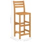 vidaXL 5-tlg. Gartenbar-Set Massivholz Akazie vidaXL 5-tlg. Gartenbar-Set Massivholz Akazie