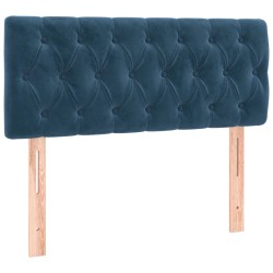 vidaXL Kopfteil Dunkelblau 100x7x78/88 cm Samt