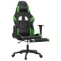 vidaXL Gaming-Stuhl mit Massage & Fußstütze Schwarz & Grün Kunstleder vidaXL Gaming-Stuhl mit Massage & Fußstütze Schwarz & Grün Kunstleder