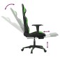 vidaXL Gaming-Stuhl mit Massage & Fußstütze Schwarz & Grün Kunstleder vidaXL Gaming-Stuhl mit Massage & Fußstütze Schwarz & Grün Kunstleder