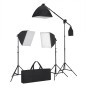 vidaXL Fotostudio-Set mit Softbox-Leuchten, Hintergrund und Reflektor vidaXL Fotostudio-Set mit Softbox-Leuchten, Hintergrund und Reflektor
