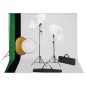 vidaXL Fotostudio-Set mit Leuchten, Schirmen, Hintergrund, Reflektor vidaXL Fotostudio-Set mit Leuchten, Schirmen, Hintergrund, Reflektor