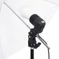 vidaXL Fotostudio-Set mit Beleuchtung, Hintergrund und Reflektor vidaXL Fotostudio-Set mit Beleuchtung, Hintergrund und Reflektor