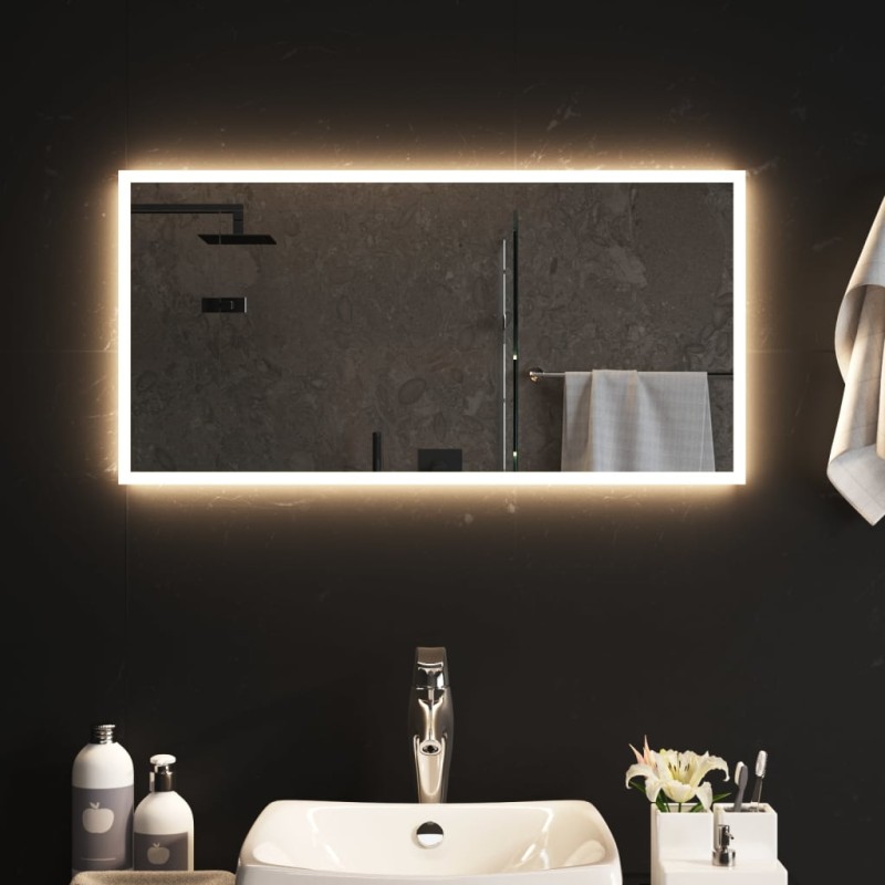 vidaXL LED-Badspiegel 80x40 cm vidaXL LED-Badspiegel 80x40 cm