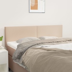 vidaXL Kopfteile 2 Stk. Cappuccino-Braun 72x5x78/88 cm Kunstleder