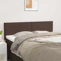 vidaXL Kopfteile 2 Stk. Braun 72x5x78/88 cm Kunstleder