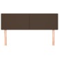 vidaXL Kopfteile 2 Stk. Braun 72x5x78/88 cm Kunstleder