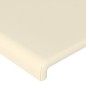 vidaXL Bettgestell mit Kopfteil Creme 120x200 cm Kunstleder vidaXL Bettgestell mit Kopfteil Creme 120x200 cm Kunstleder