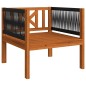 vidaXL 6-tlg. Garten-Lounge-Set mit Kissen Cremeweiß Massivholz Akazie vidaXL 6-tlg. Garten-Lounge-Set mit Kissen Cremeweiß Massivholz Akazie