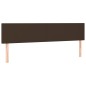 vidaXL Boxspringbett mit Matratze Braun 180x200 cm Kunstleder vidaXL Boxspringbett mit Matratze Braun 180x200 cm Kunstleder