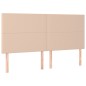 vidaXL Boxspringbett mit Matratze & LED Cappuccino-Braun 160x200cm vidaXL Boxspringbett mit Matratze & LED Cappuccino-Braun 160x200cm