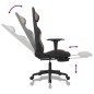 vidaXL Gaming-Stuhl mit Fußstütze Schwarz und Taupe Stoff vidaXL Gaming-Stuhl mit Fußstütze Schwarz und Taupe Stoff