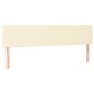 vidaXL Boxspringbett mit Matratze Creme 200x200 cm Kunstleder vidaXL Boxspringbett mit Matratze Creme 200x200 cm Kunstleder