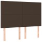 vidaXL Kopfteile 4 Stk. Braun 72x5x78/88 cm Kunstleder vidaXL Kopfteile 4 Stk. Braun 72x5x78/88 cm Kunstleder