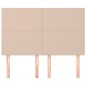 vidaXL Kopfteile 4 Stk. Cappuccino-Braun 72x5x78/88 cm Kunstleder