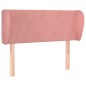 vidaXL Kopfteil mit Ohren Rosa 93x23x78/88 cm Samt vidaXL Kopfteil mit Ohren Rosa 93x23x78/88 cm Samt