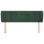 vidaXL Kopfteil mit Ohren Dunkelgrün 147x23x78/88 cm Samt vidaXL Kopfteil mit Ohren Dunkelgrün 147x23x78/88 cm Samt