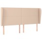 vidaXL Kopfteil mit Ohren Cappuccino-Braun 163x23x118/128cm Kunstleder vidaXL Kopfteil mit Ohren Cappuccino-Braun 163x23x118/128cm Kunstleder