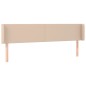 vidaXL Kopfteil mit Ohren Cappuccino-Braun 163x16x78/88 cm Kunstleder vidaXL Kopfteil mit Ohren Cappuccino-Braun 163x16x78/88 cm Kunstleder