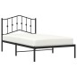 vidaXL Bettgestell mit Kopfteil Metall Schwarz 100x190 cm vidaXL Bettgestell mit Kopfteil Metall Schwarz 100x190 cm