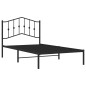 vidaXL Bettgestell mit Kopfteil Metall Schwarz 100x190 cm vidaXL Bettgestell mit Kopfteil Metall Schwarz 100x190 cm