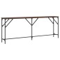 vidaXL Konsolentisch Braun Eichen-Optik 200x29x75 cm Holzwerkstoff vidaXL Konsolentisch Braun Eichen-Optik 200x29x75 cm Holzwerkstoff