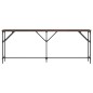 vidaXL Konsolentisch Braun Eichen-Optik 200x29x75 cm Holzwerkstoff vidaXL Konsolentisch Braun Eichen-Optik 200x29x75 cm Holzwerkstoff