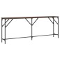 vidaXL Konsolentisch Braun Eichen-Optik 200x29x75 cm Holzwerkstoff vidaXL Konsolentisch Braun Eichen-Optik 200x29x75 cm Holzwerkstoff