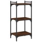 vidaXL Bücherregal 3 Böden Braun Eichen-Optik 40x30x86cm Holzwerkstoff vidaXL Bücherregal 3 Böden Braun Eichen-Optik 40x30x86cm Holzwerkstoff