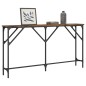vidaXL Konsolentisch Räuchereiche 140x23x75 cm Holzwerkstoff vidaXL Konsolentisch Räuchereiche 140x23x75 cm Holzwerkstoff