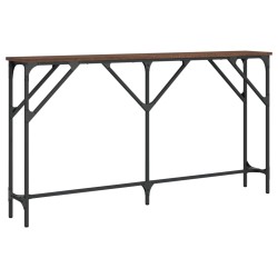 vidaXL Konsolentisch Braun Eichen-Optik 140x23x75 cm Holzwerkstoff