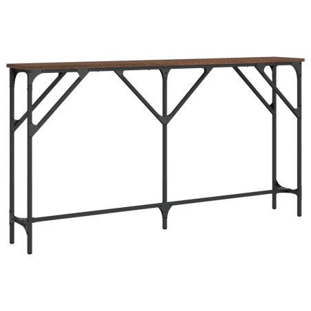 vidaXL Konsolentisch Braun Eichen-Optik 140x23x75 cm Holzwerkstoff
