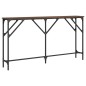 vidaXL Konsolentisch Braun Eichen-Optik 140x23x75 cm Holzwerkstoff vidaXL Konsolentisch Braun Eichen-Optik 140x23x75 cm Holzwerkstoff