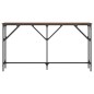 vidaXL Konsolentisch Braun Eichen-Optik 140x23x75 cm Holzwerkstoff vidaXL Konsolentisch Braun Eichen-Optik 140x23x75 cm Holzwerkstoff