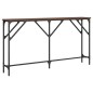 vidaXL Konsolentisch Braun Eichen-Optik 140x23x75 cm Holzwerkstoff vidaXL Konsolentisch Braun Eichen-Optik 140x23x75 cm Holzwerkstoff