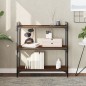 vidaXL Bücherregal 3 Böden Braun Eichen-Optik 80x30x86cm Holzwerkstoff vidaXL Bücherregal 3 Böden Braun Eichen-Optik 80x30x86cm Holzwerkstoff
