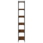 vidaXL Bücherregal 6 Böden Braun Eiche-Optik 80x30x188cm Holzwerkstoff vidaXL Bücherregal 6 Böden Braun Eiche-Optik 80x30x188cm Holzwerkstoff